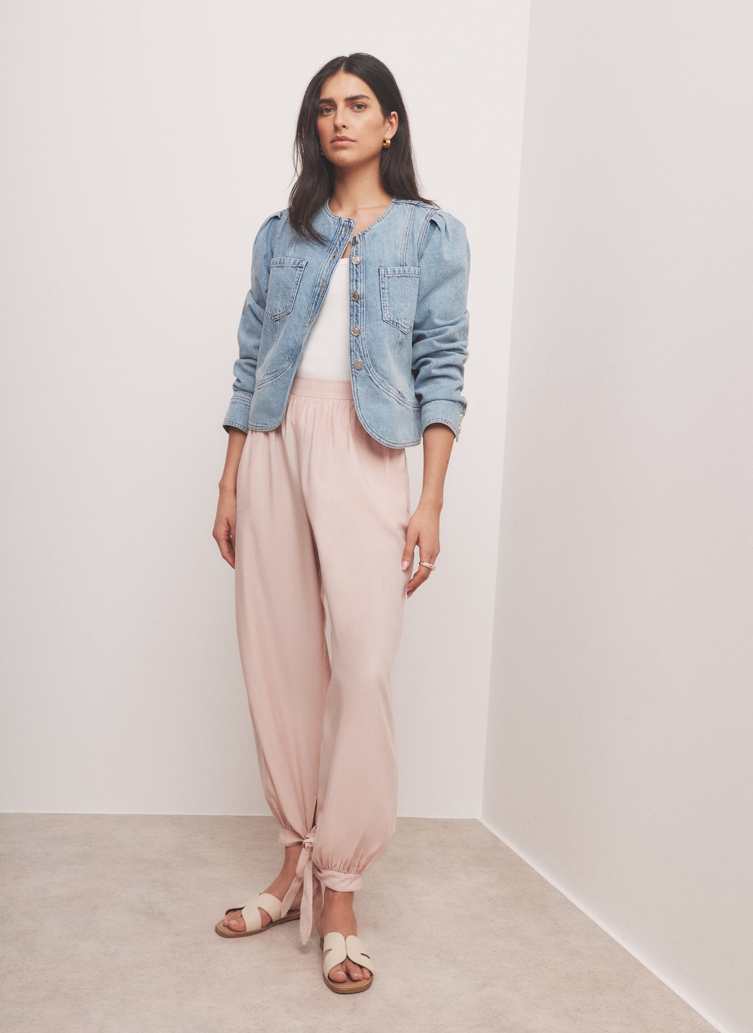 Pink Soft Balloon Trousers