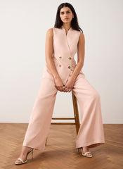 Pink Tailored Longline Waistcoat