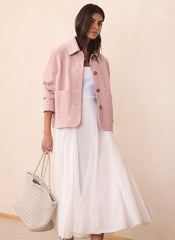 Pink Suede Jacket