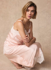 Pink Satin Camisole Top