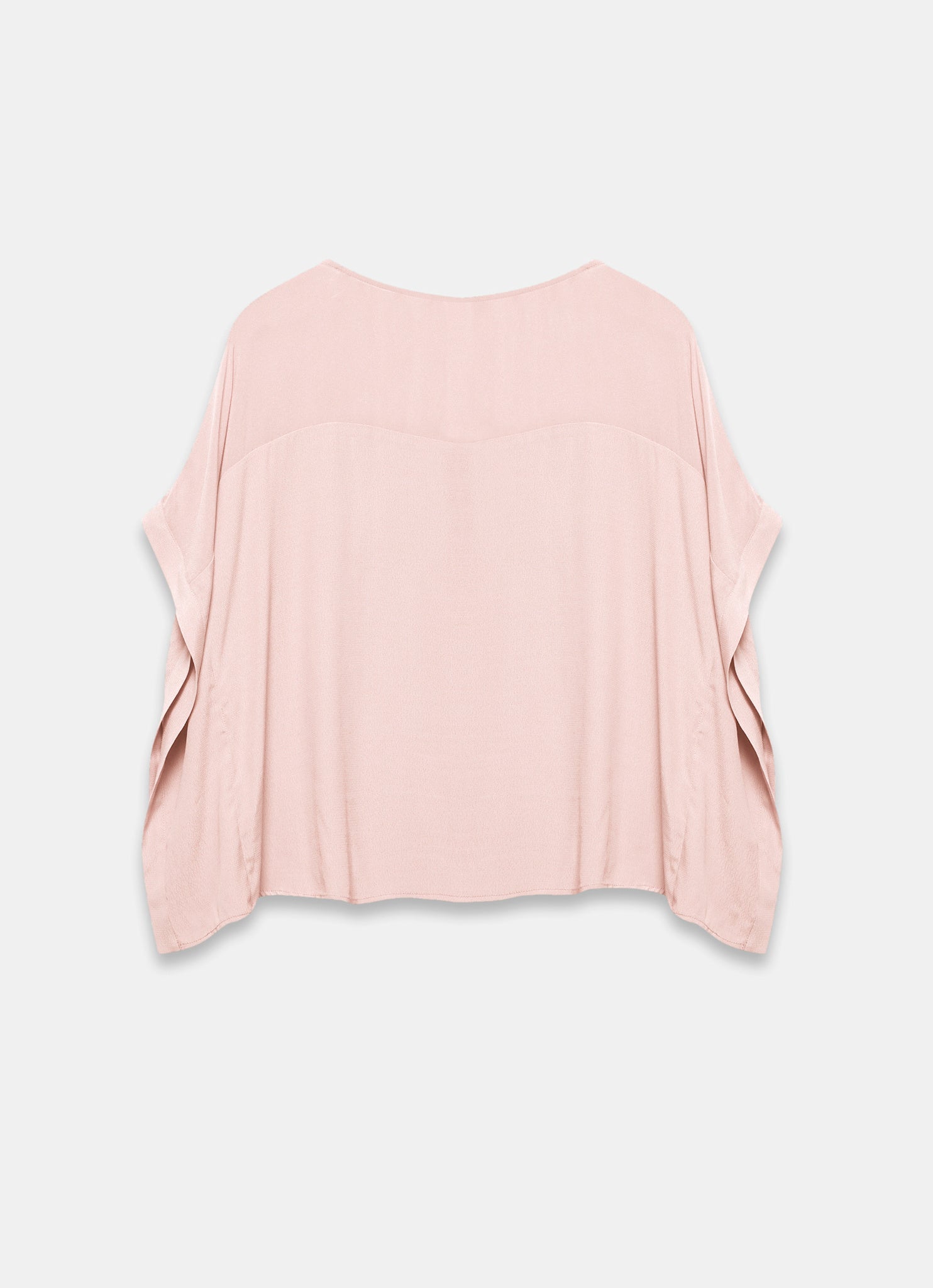 Pink Sheer Panel Top