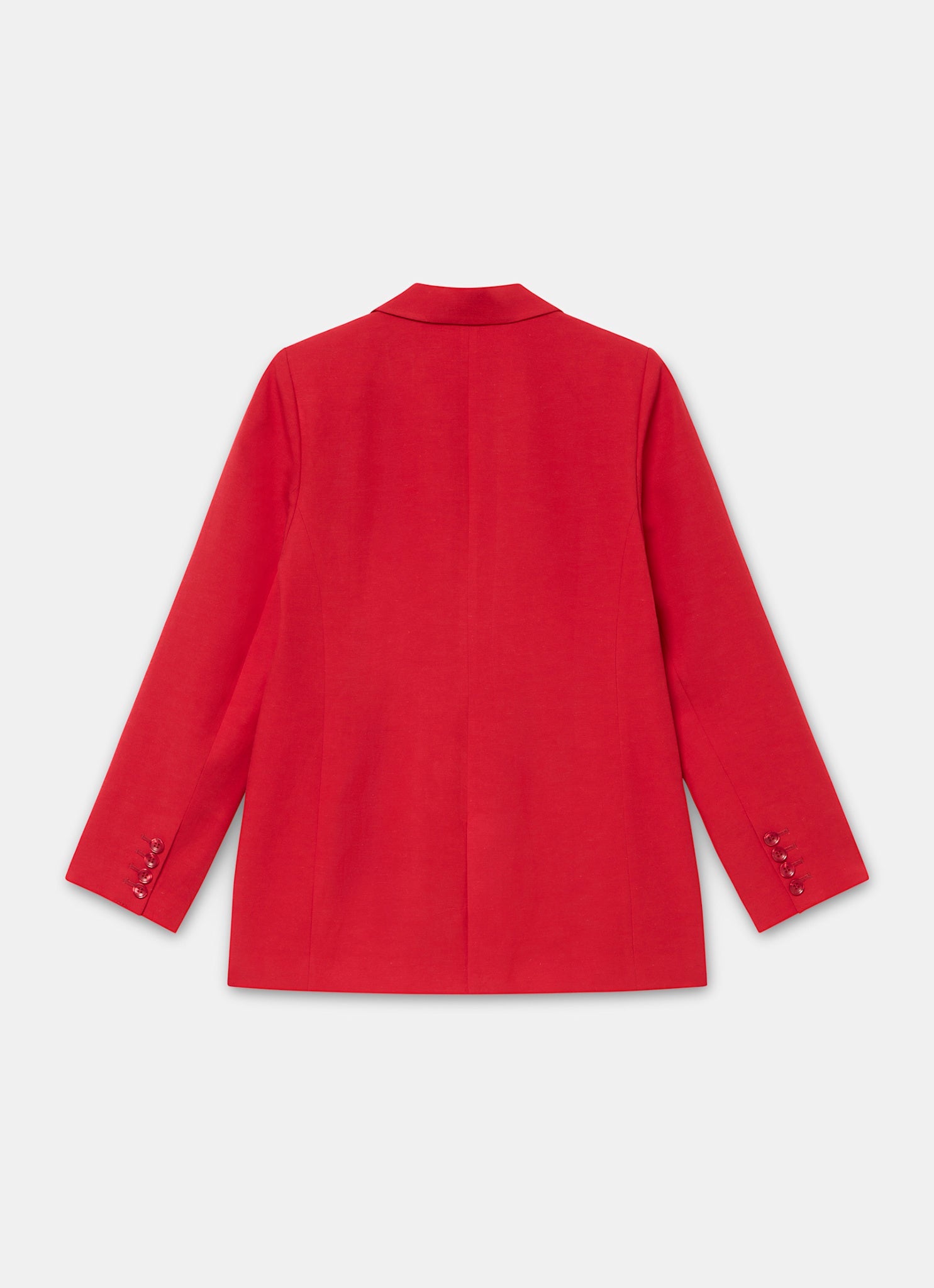 Red Double Breasted Blazer