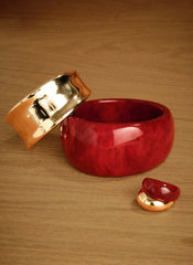 Red Resin Bangle