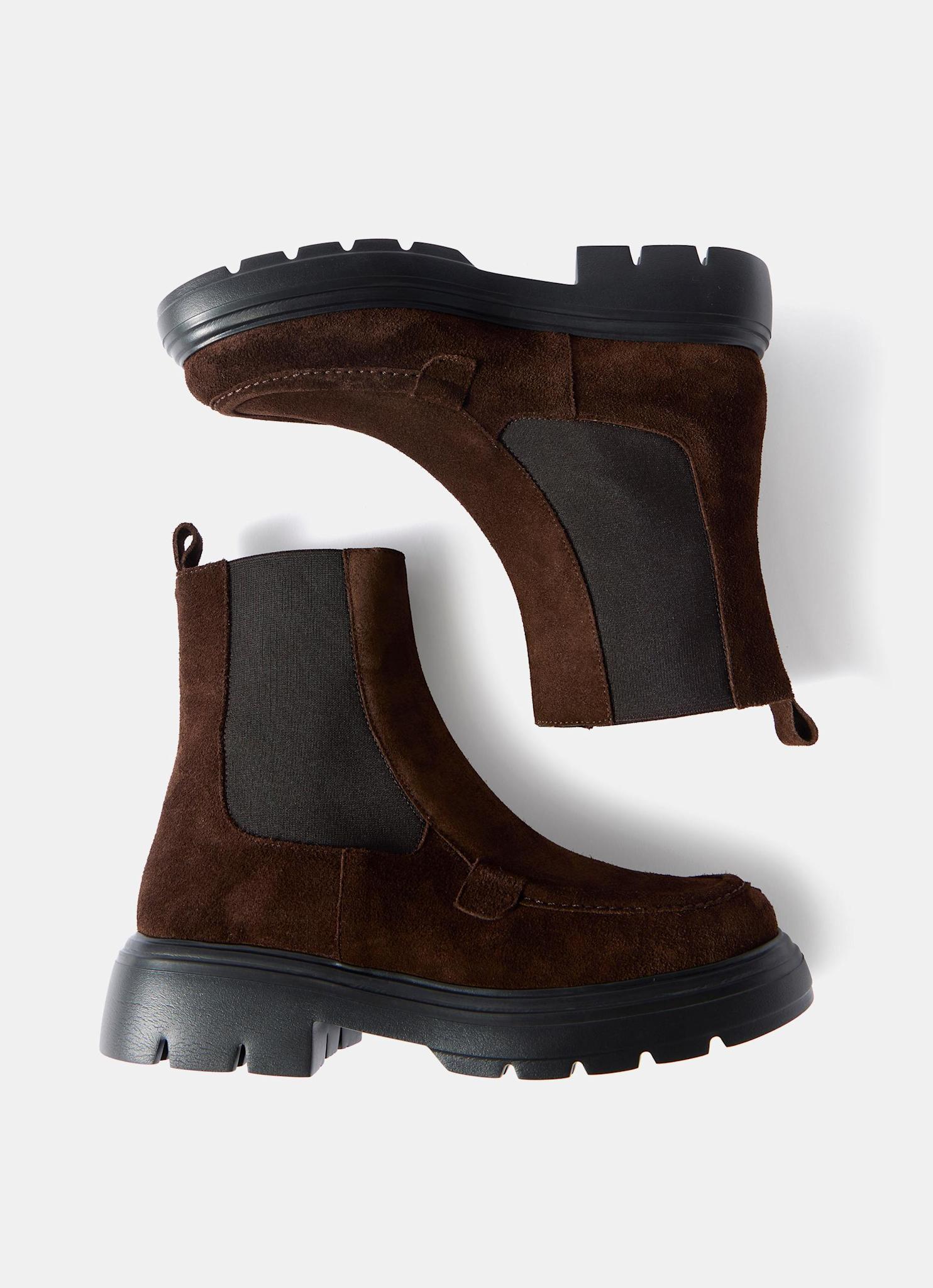 Reece Brown Suede Chelsea Boots