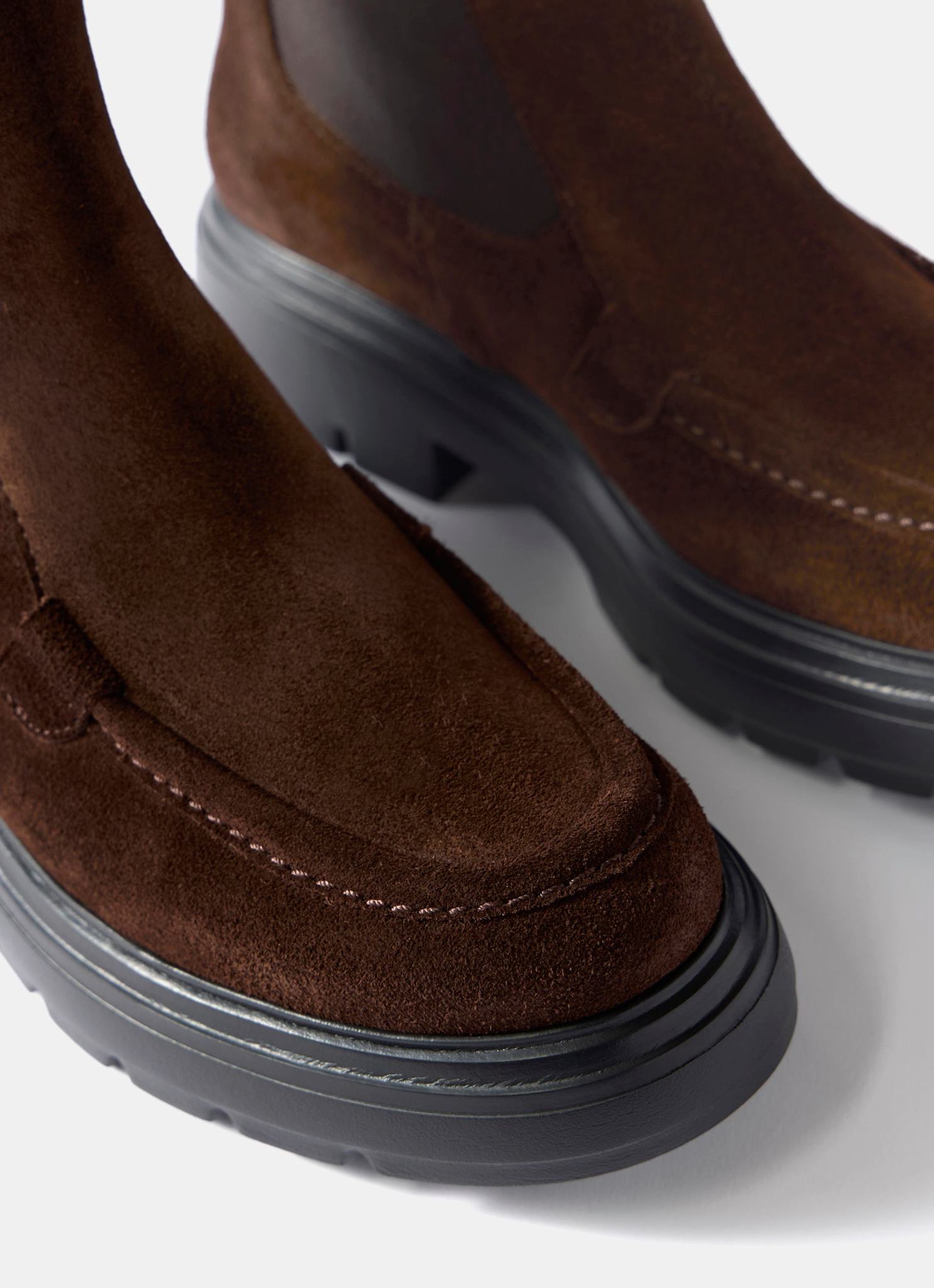 Reece Brown Suede Chelsea Boots