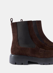 Reece Brown Suede Chelsea Boots