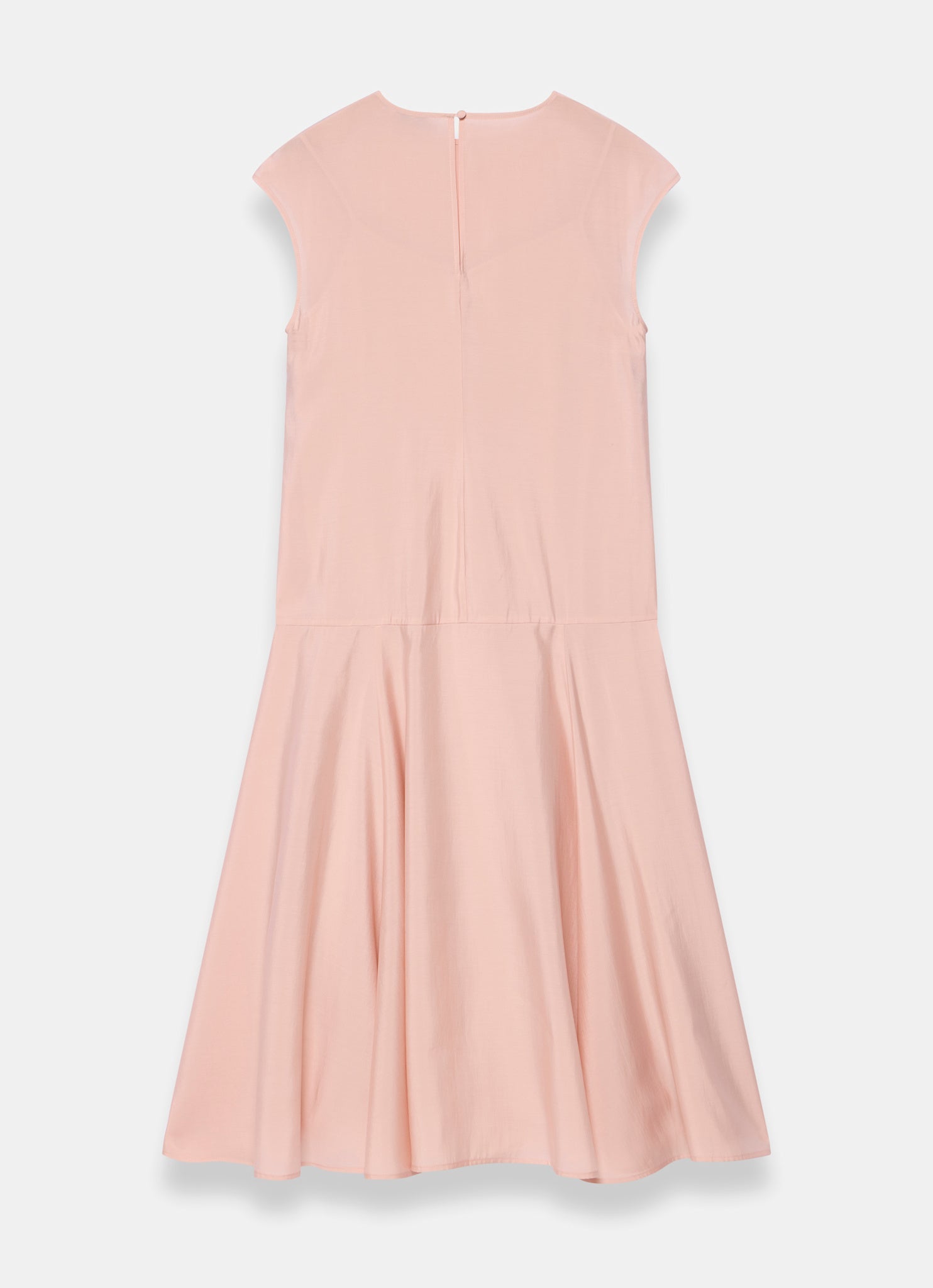 Pink Full Hem Midi Dress
