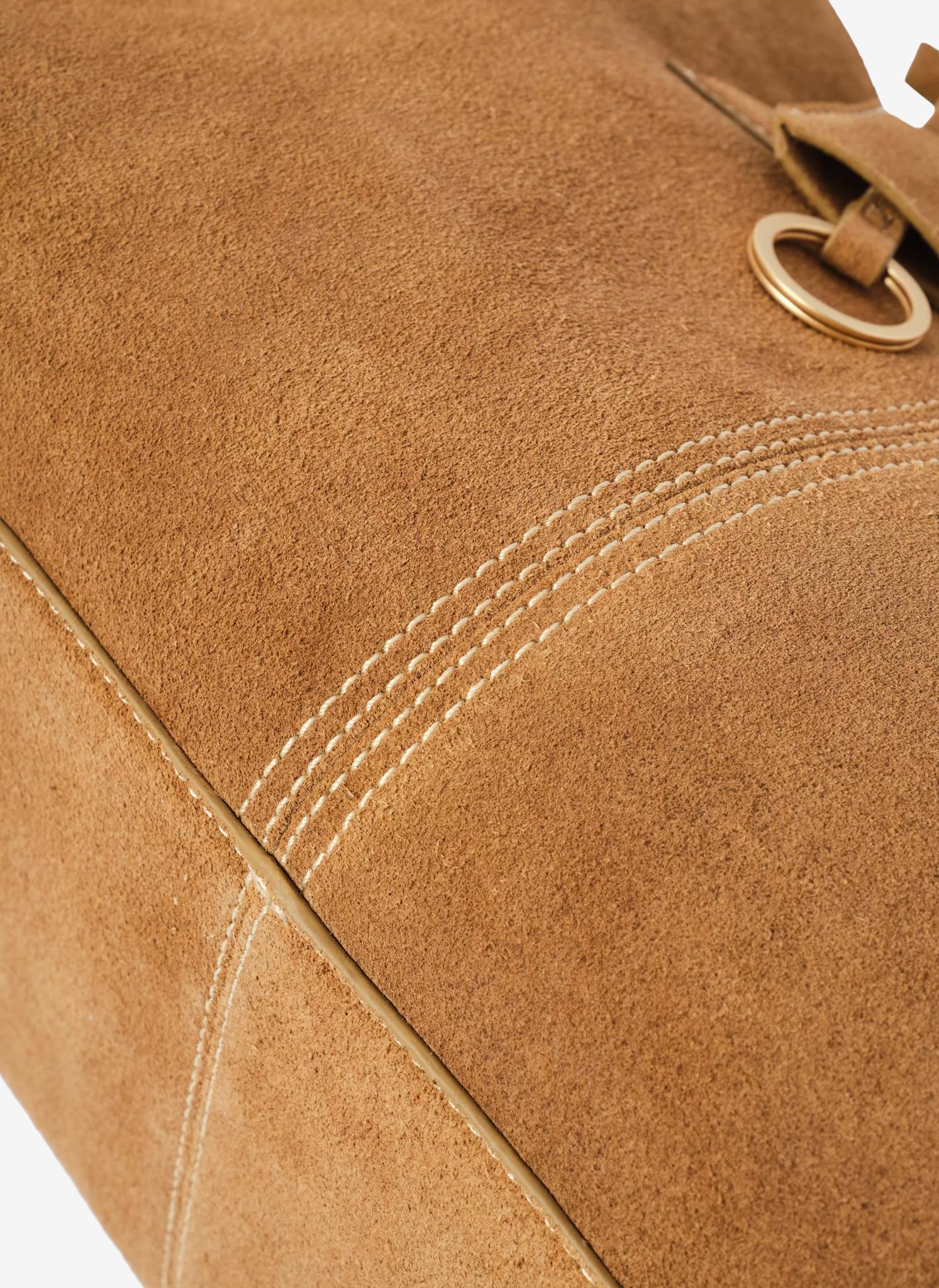 Rue Tan Suede Tote Bag