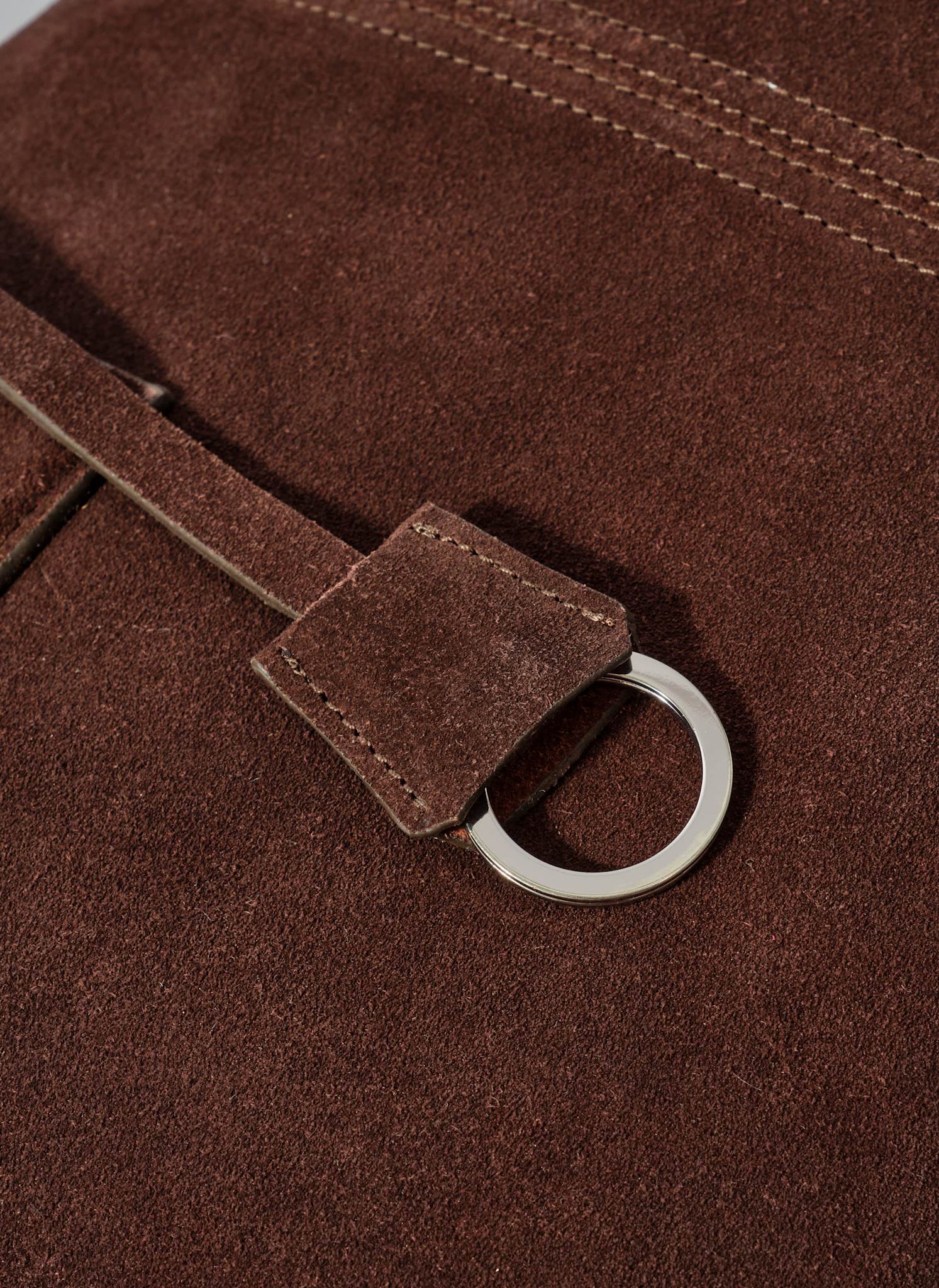 Rue Brown Suede Tote Bag