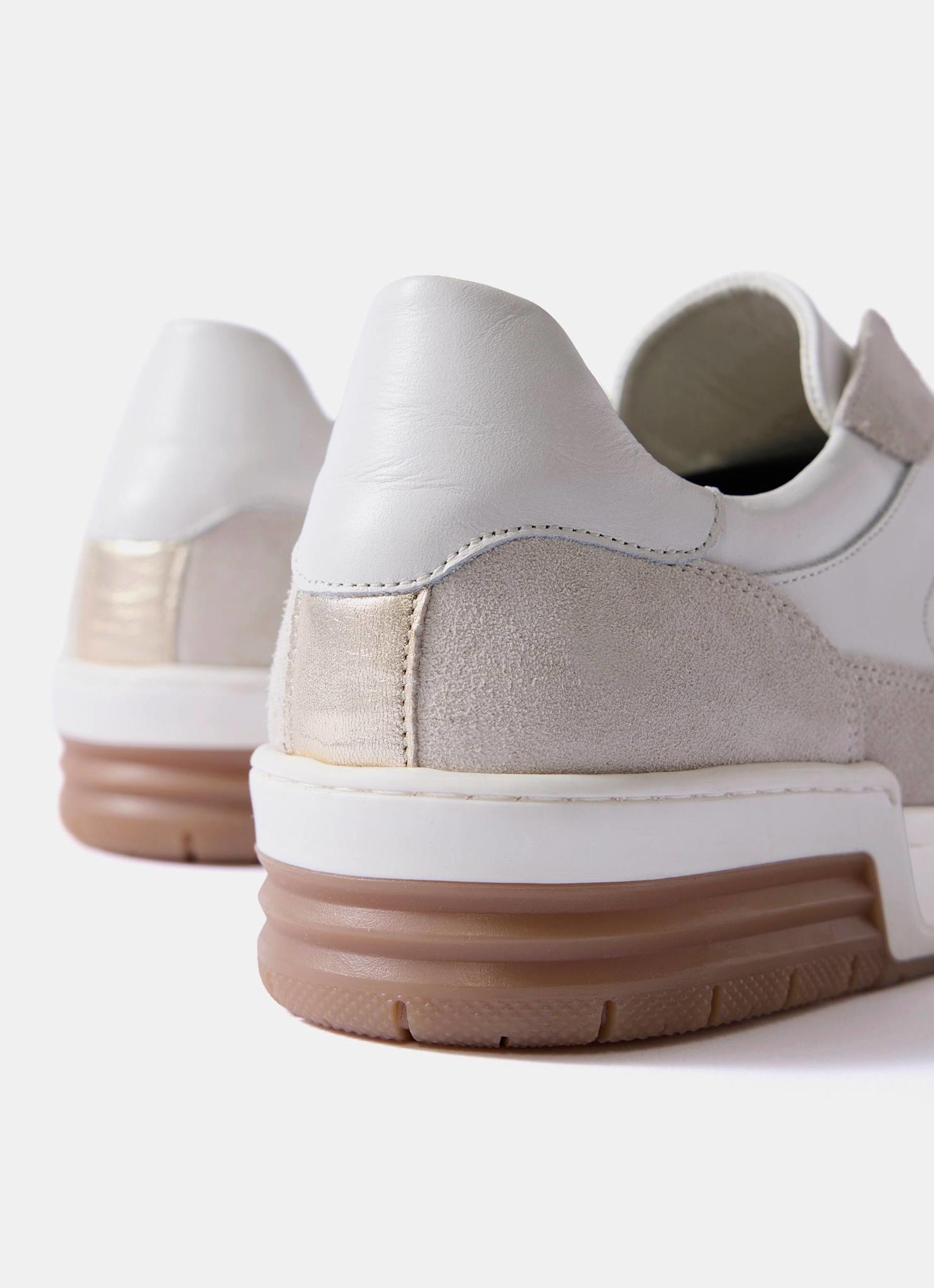 Rylie White Suede Slip On Trainers