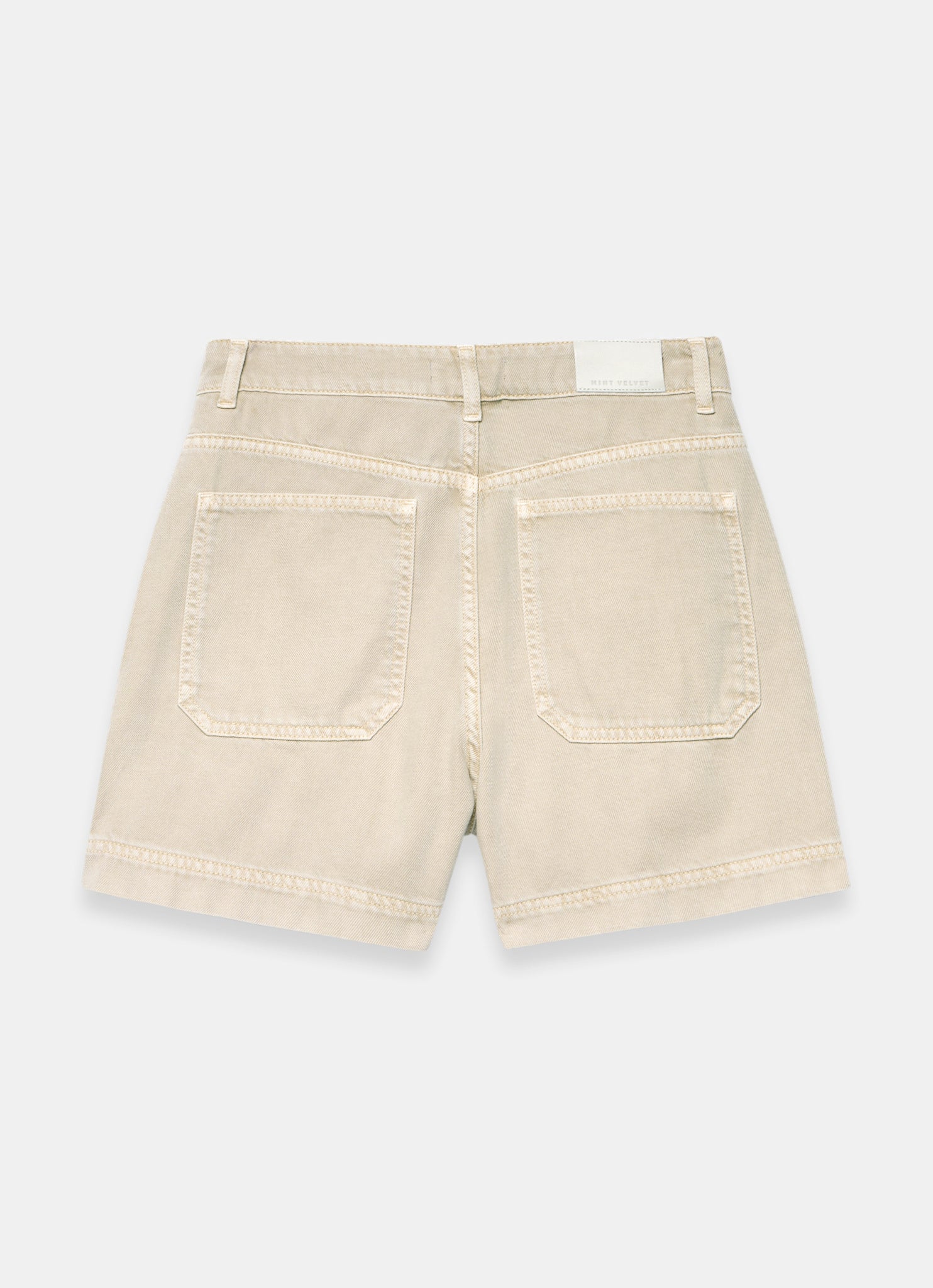 Neutral Utility Denim Shorts