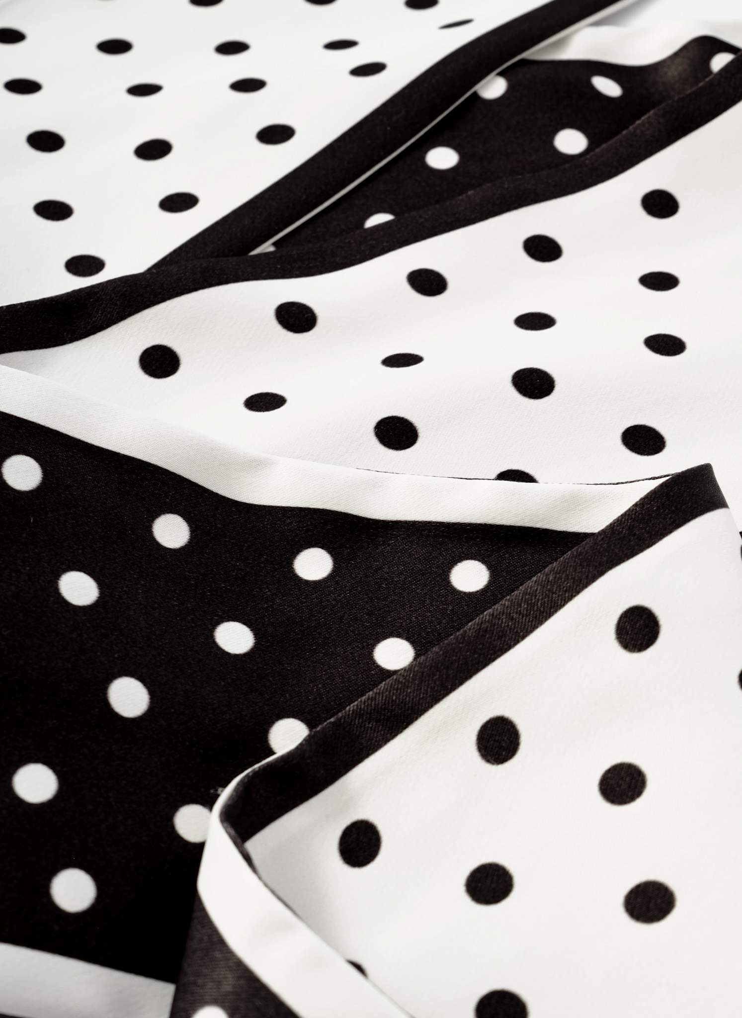 Sia Polka Dot Print Skinny Scarf