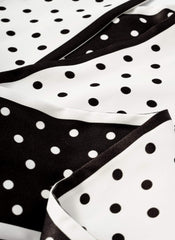 Sia Polka Dot Print Skinny Scarf