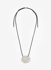 Silver Tone Stud Rope Necklace