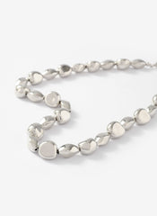 Silver Tone Beaded Necklace