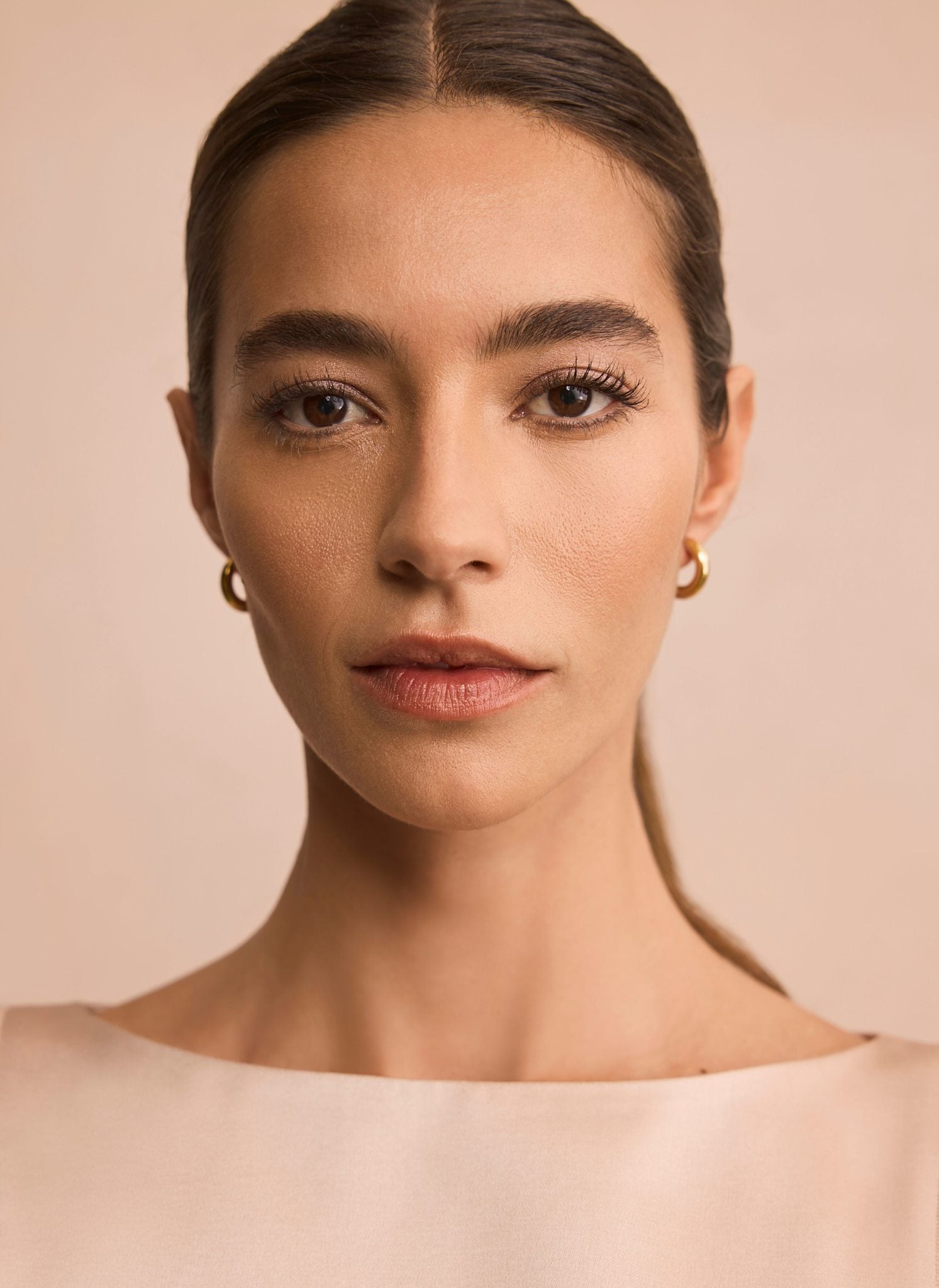 Gold Plated Stainless Steel Mini Hoop Earrings