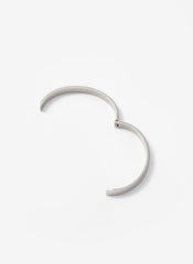 Silver Stainless Steel Slim Bangle