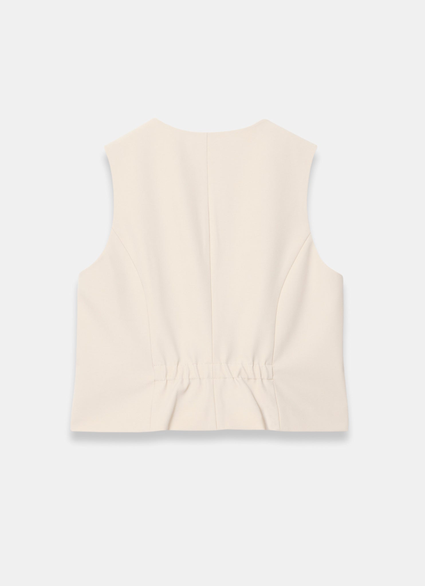Neutral Tailored Waistcoat