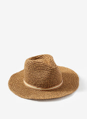Tan Woven Panama Hat