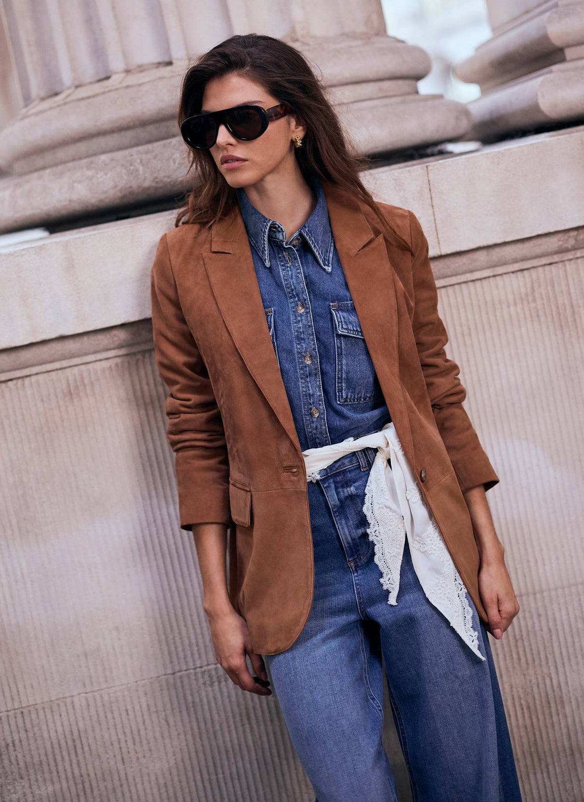 Tan Suede Blazer