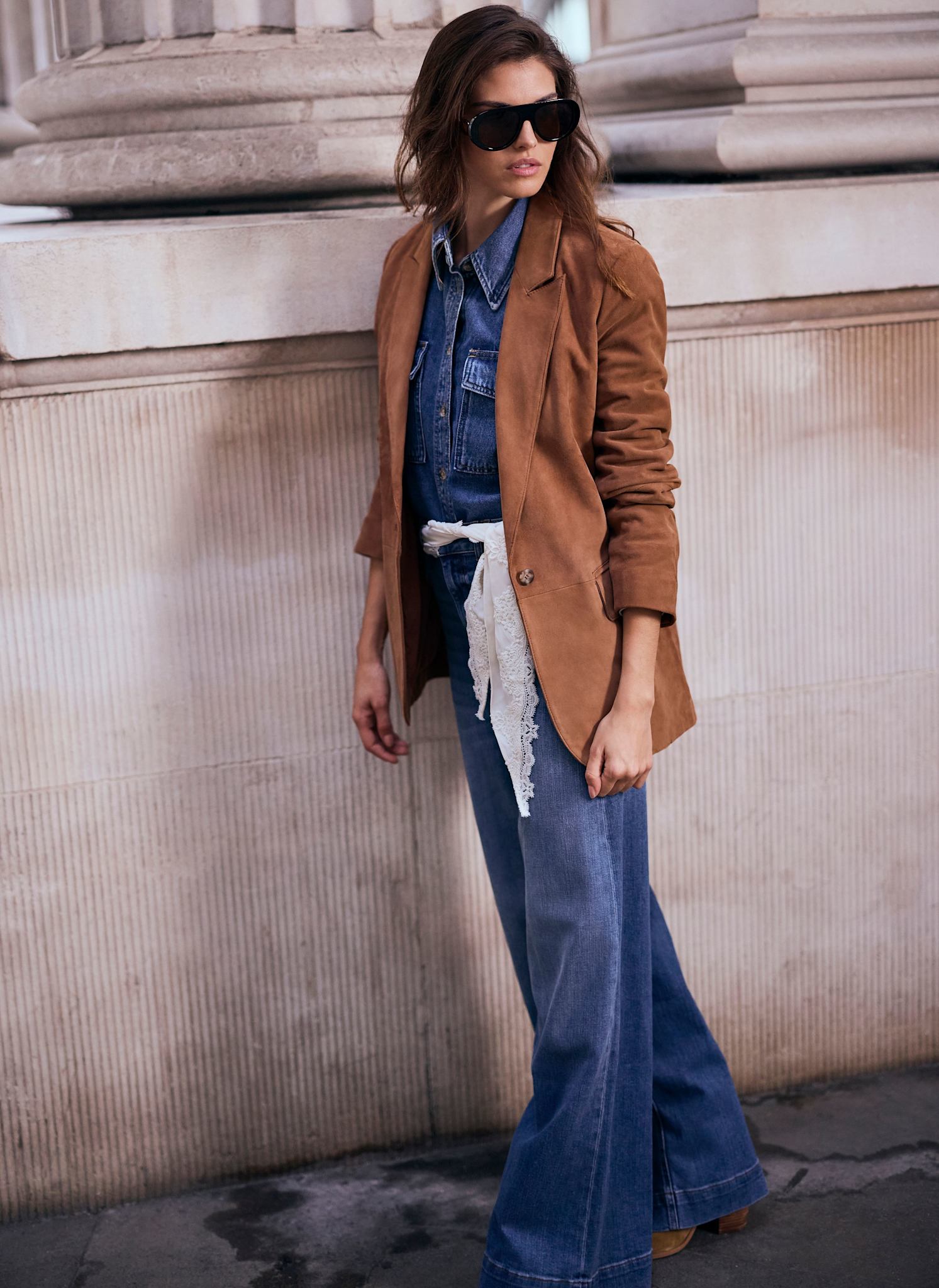 Tan Suede Blazer