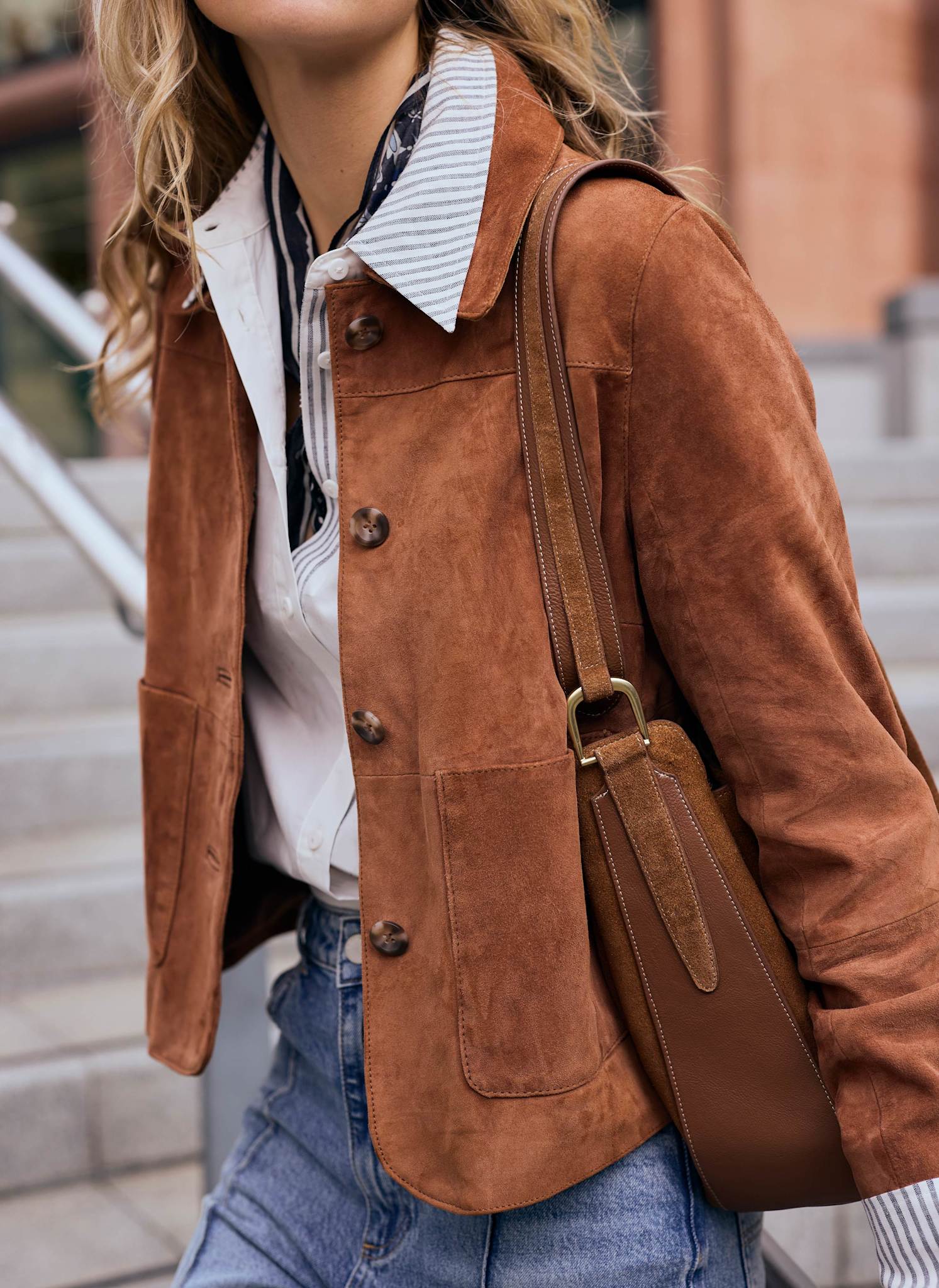Tan Suede Jacket