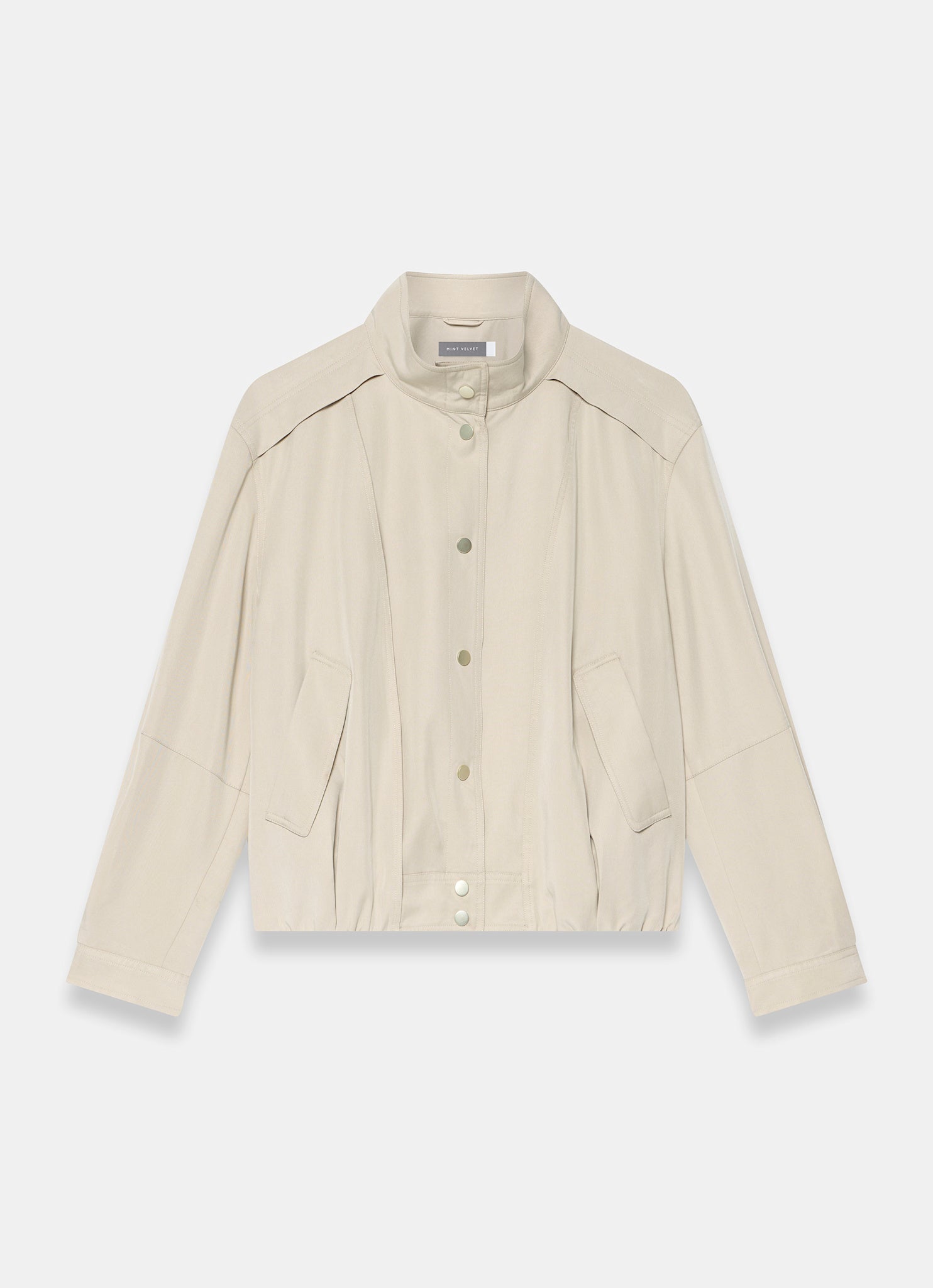 Neutral Bomber Jacket