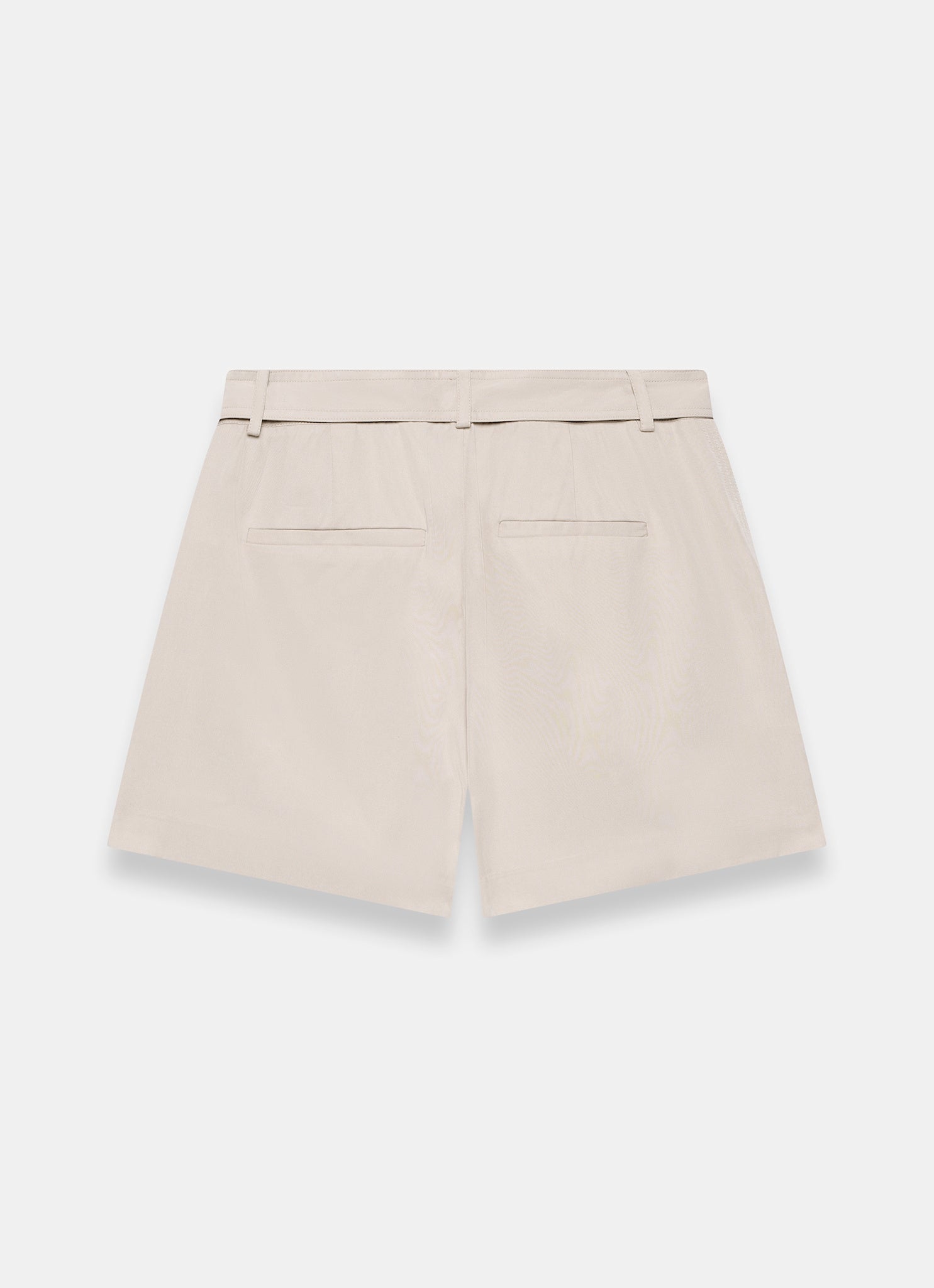 Neutral Tie Waist Shorts