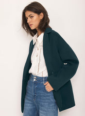 Teal Hand Finished  Blazer