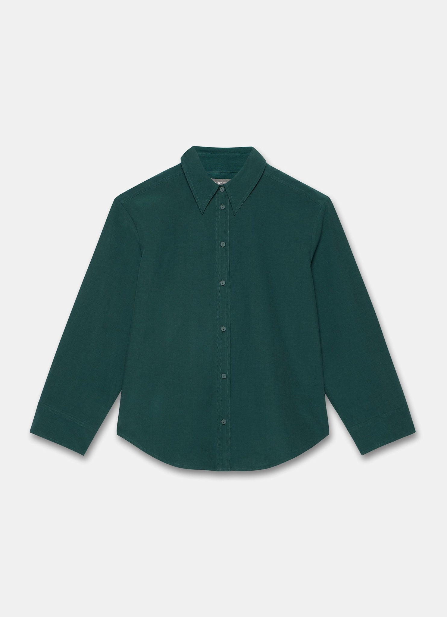 Teal Oversized Long Sleeve Shirt