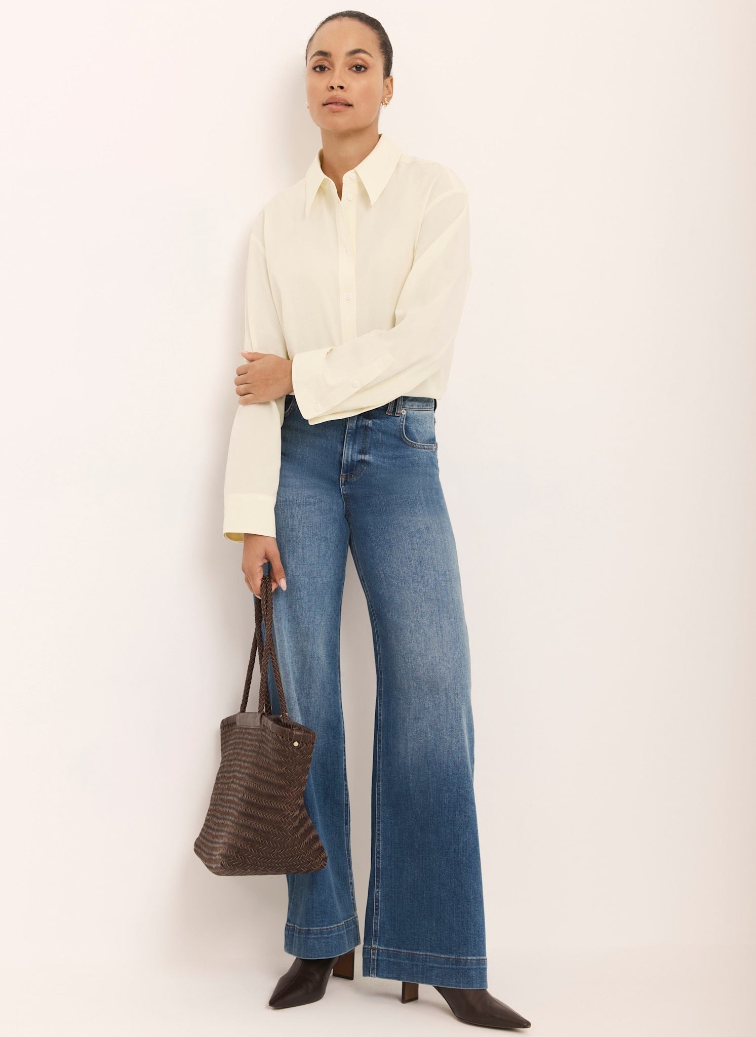 Indigo Ultimate Wide Leg Jeans