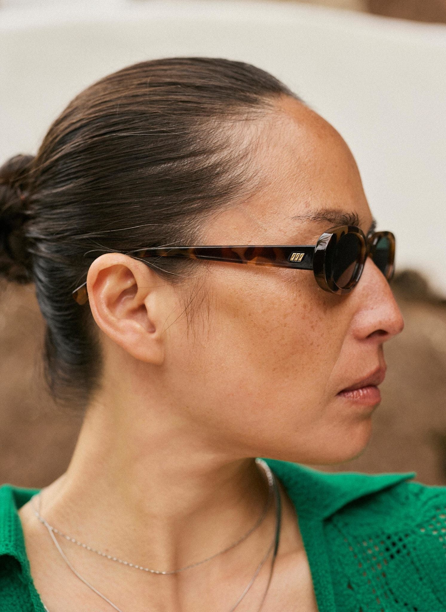 Le Specs Outta Love Brown Tortoiseshell Sunglasses