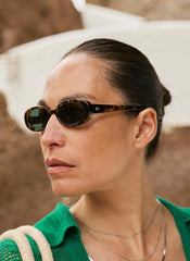 Le Specs Outta Love Brown Tortoiseshell Sunglasses