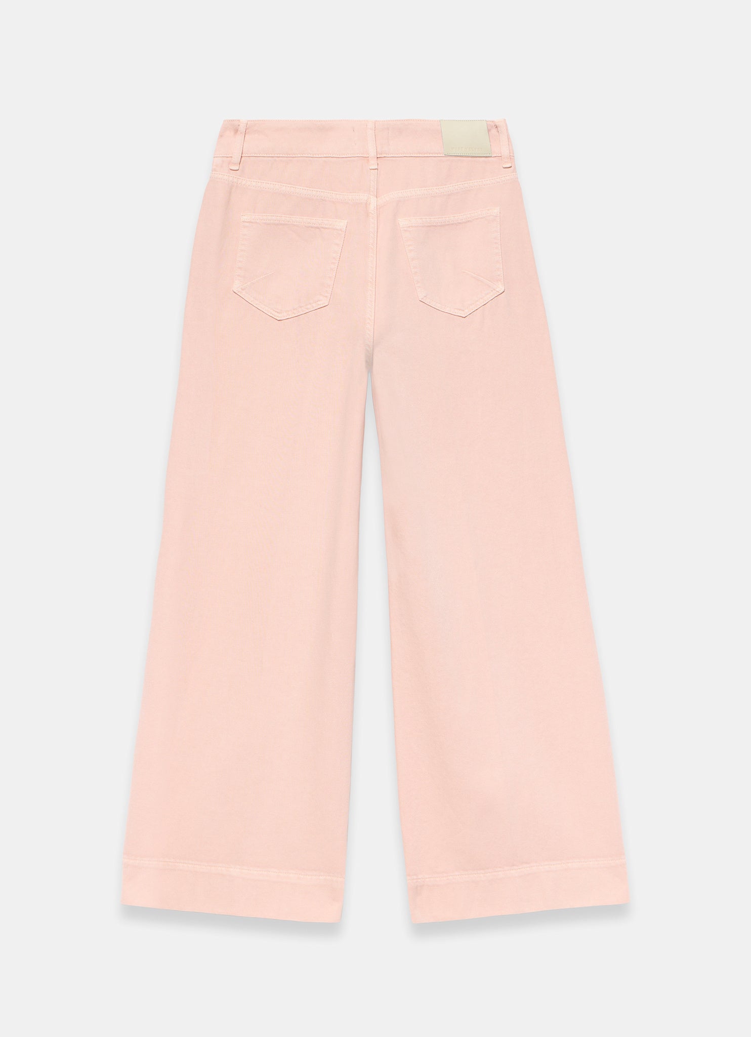 Washed Pink Wide Jeans
