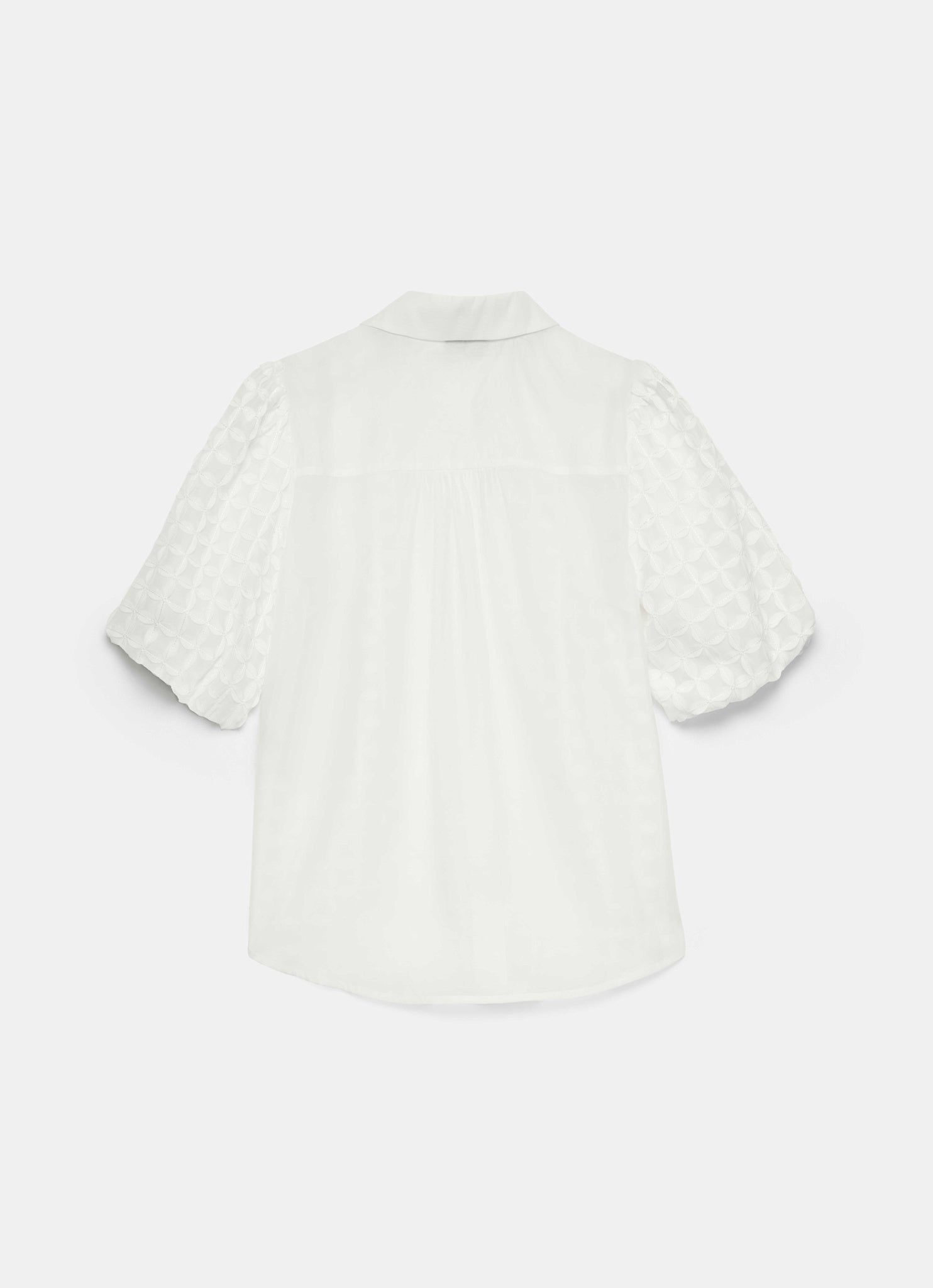 White Petal Detail Shirt