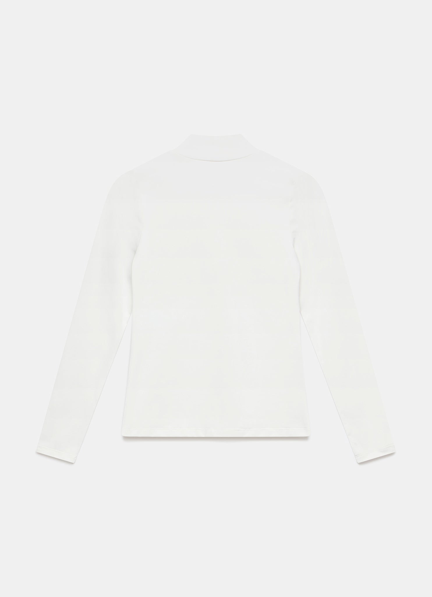 White High Neck Layering Top