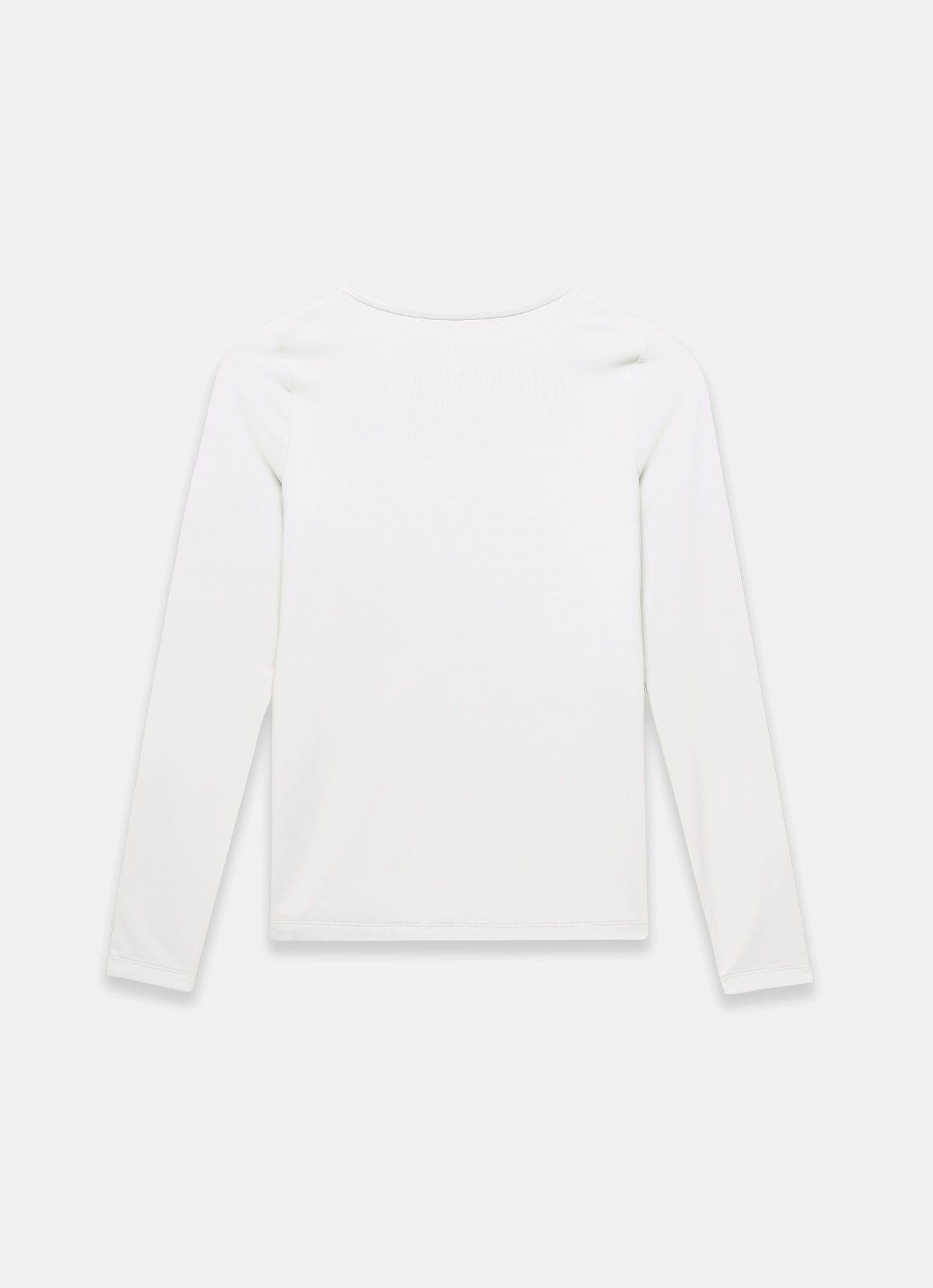 White Long Sleeve Layering Top