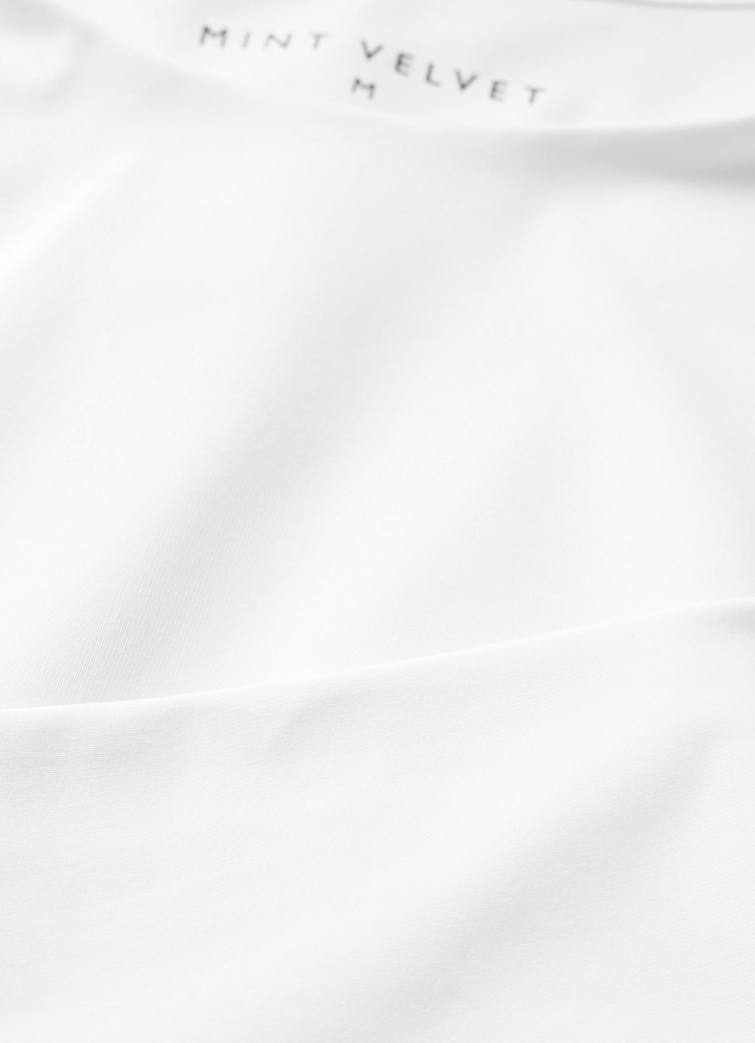 White Long Sleeve Layering Top