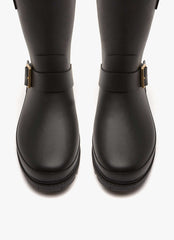 Wynter Black Short Wellies