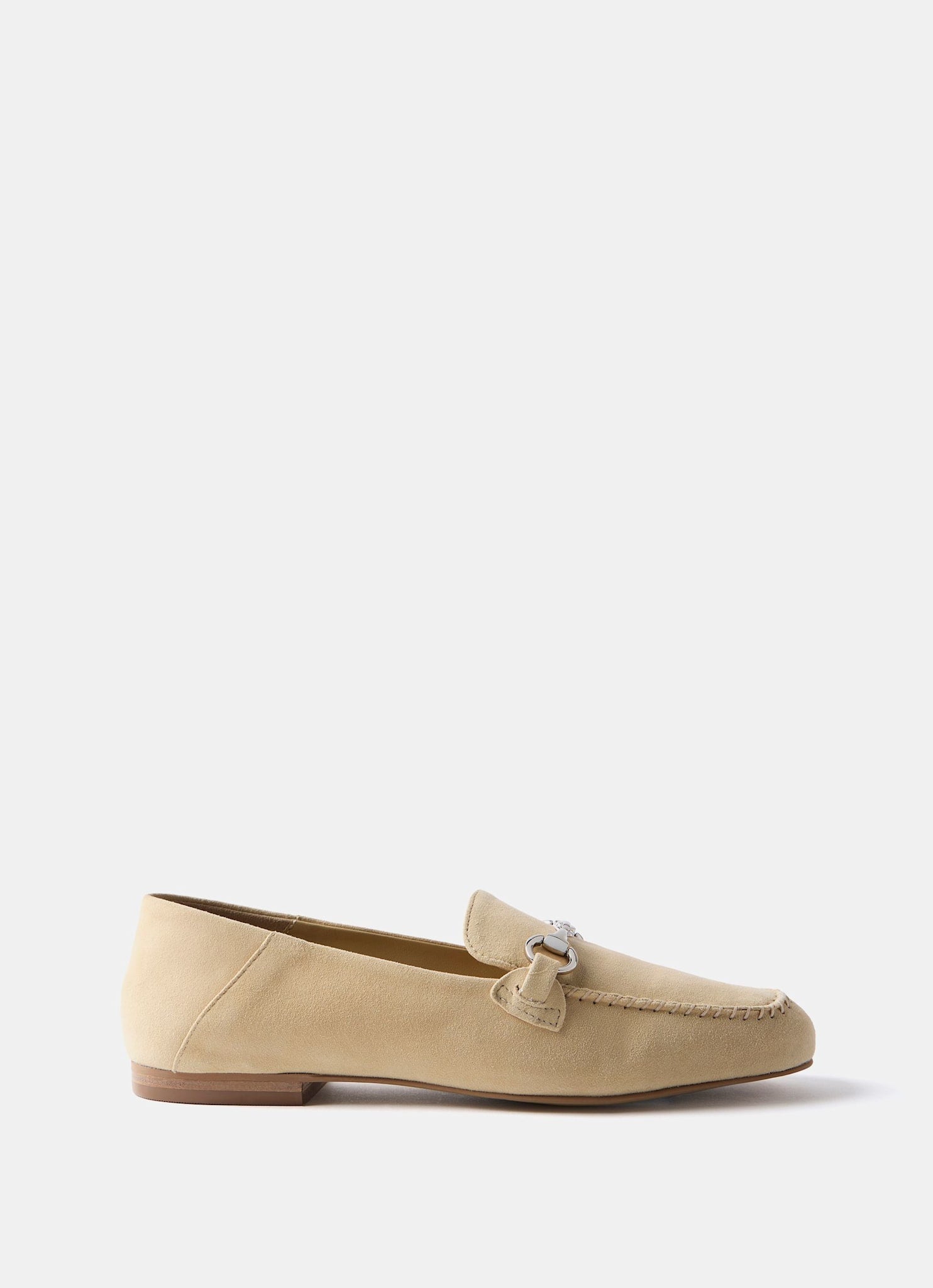 Claire Butter Yellow Suede Loafers
