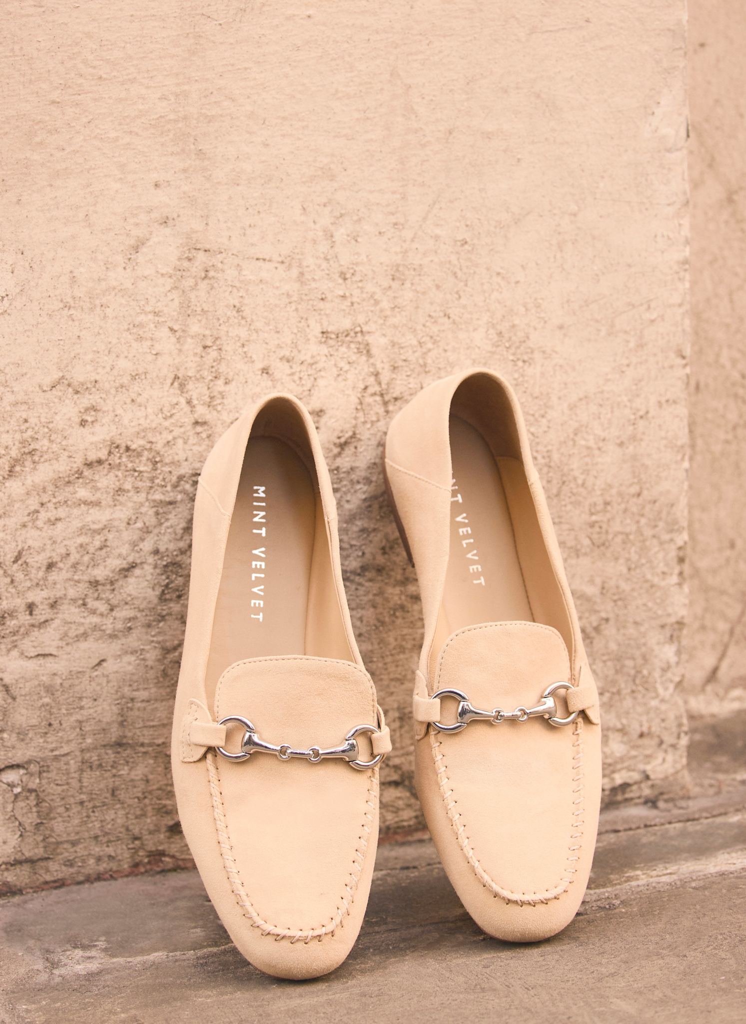 Claire Butter Yellow Suede Loafers
