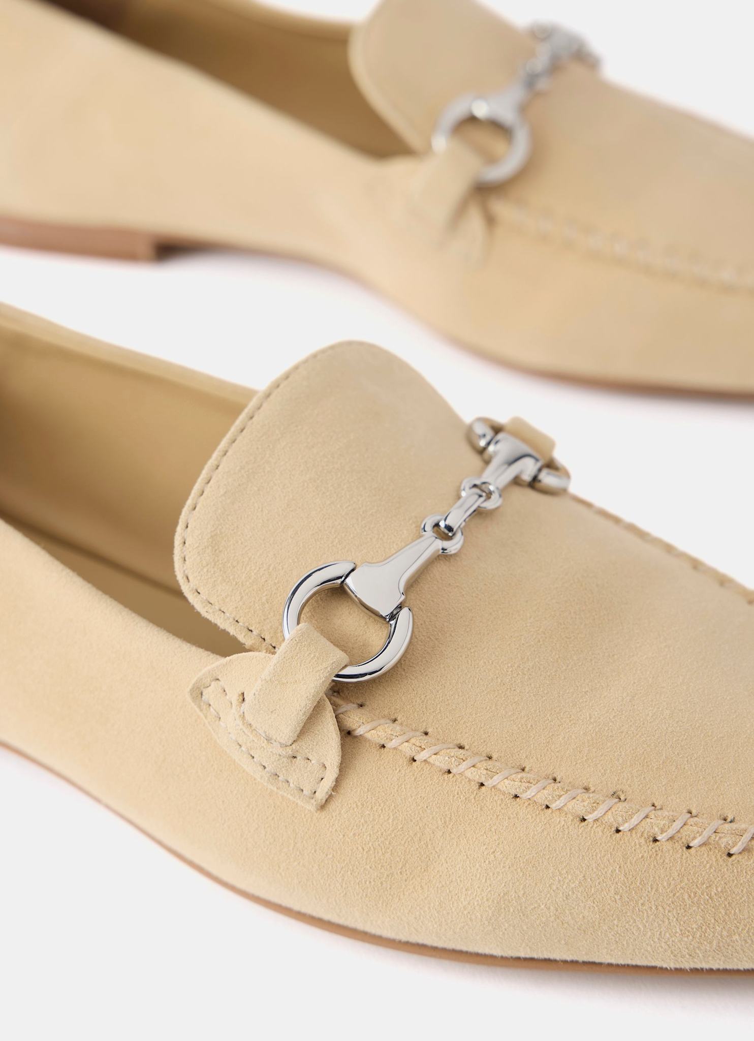 Claire Butter Yellow Suede Loafers