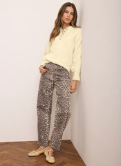 Butter Yellow Knit Button Detail Jumper