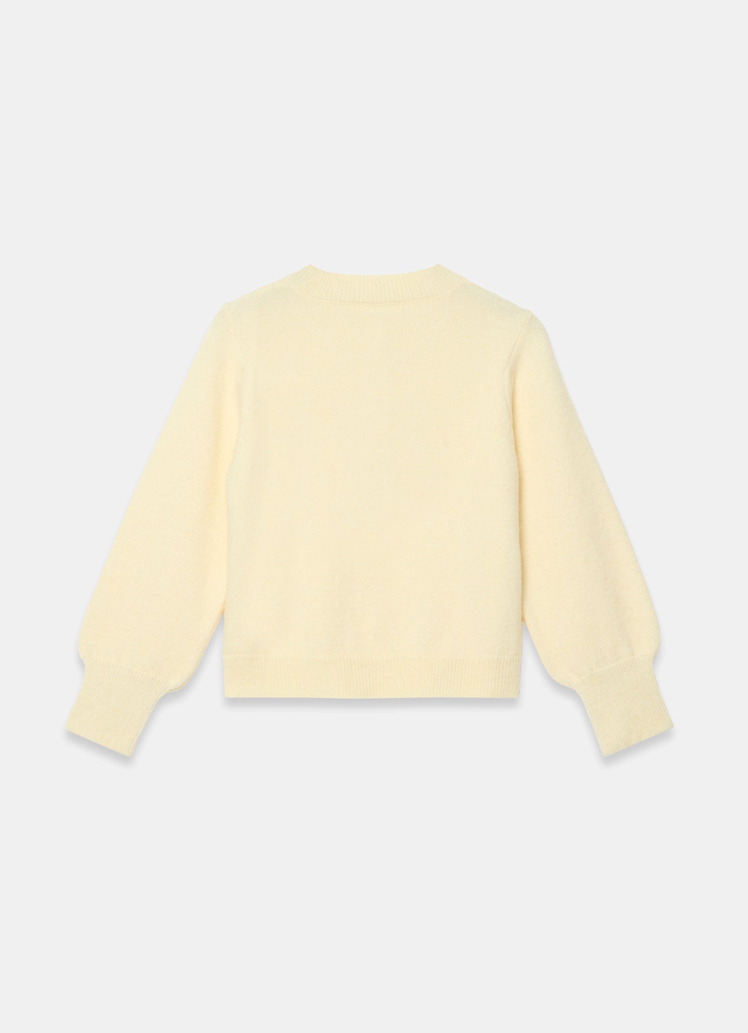 Butter Yellow Knit Button Detail Jumper