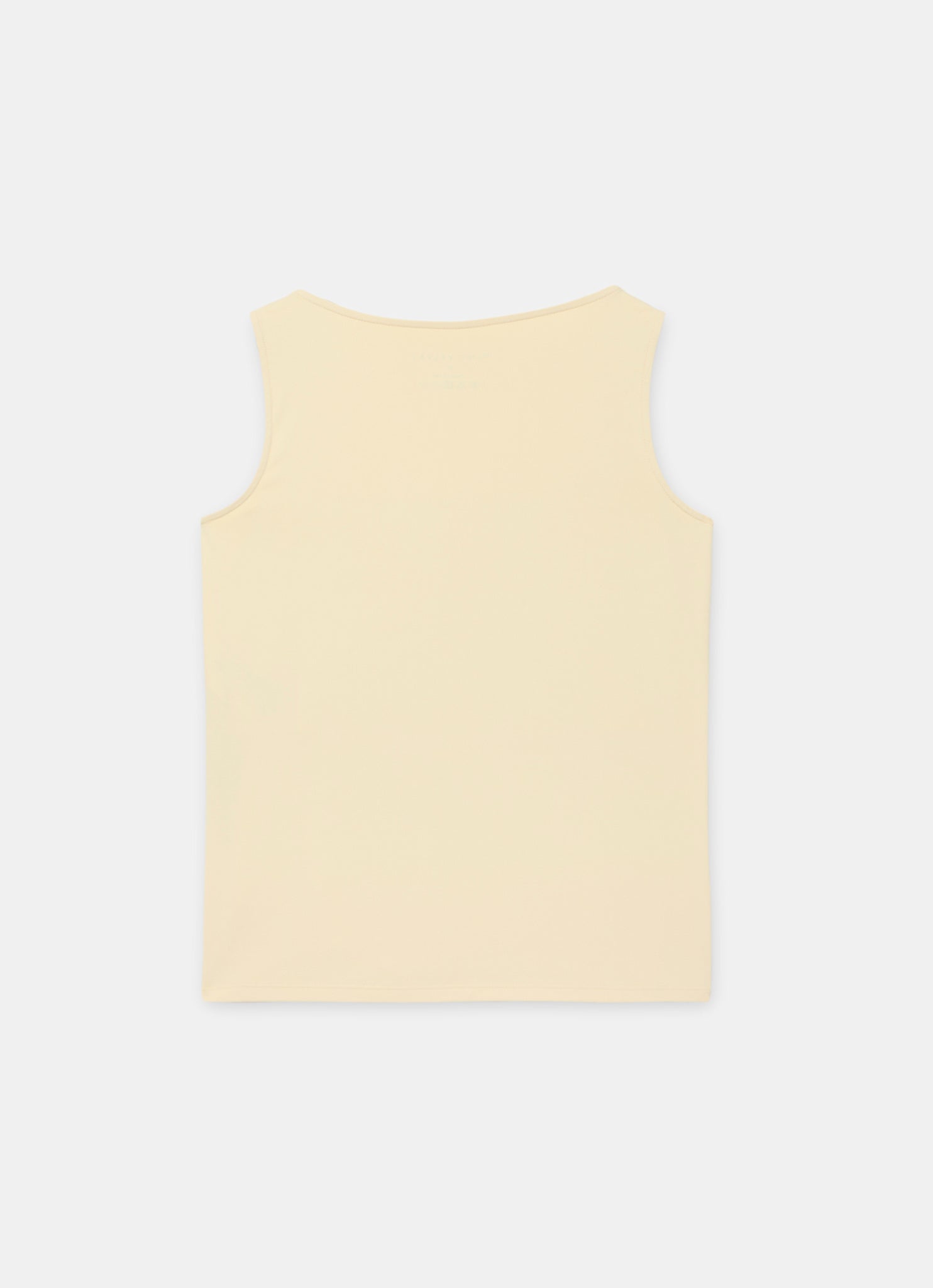 Butter Yellow Layering Scoop Neck Vest
