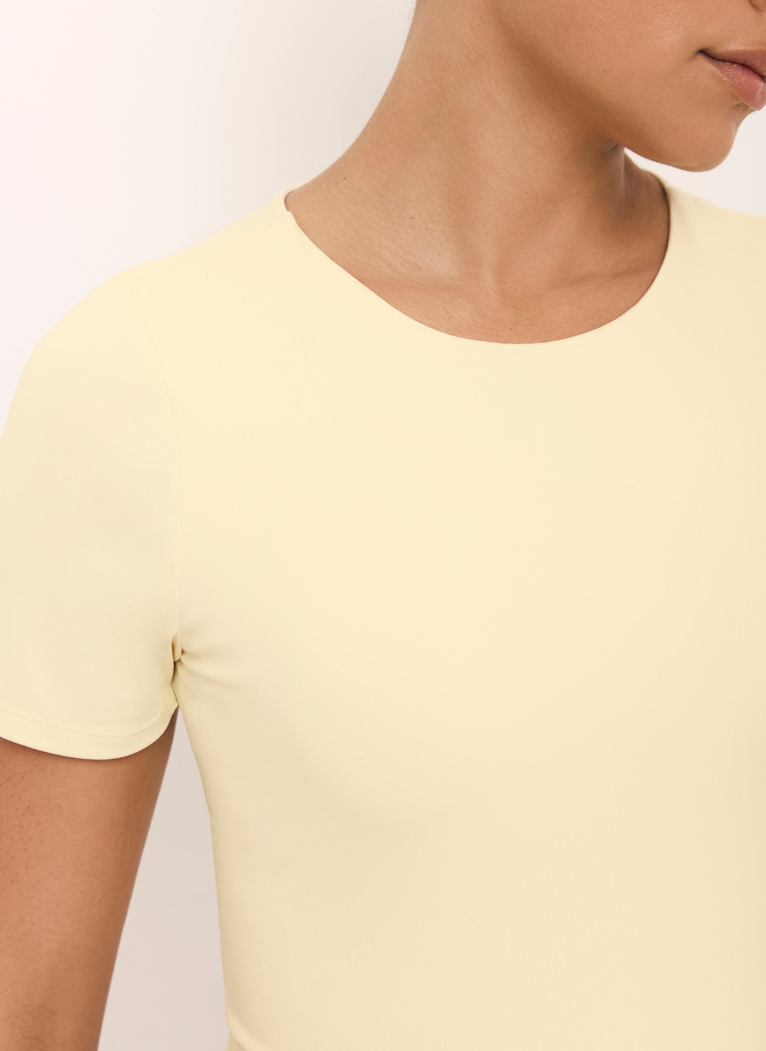 Butter Yellow Short Sleeve Top
