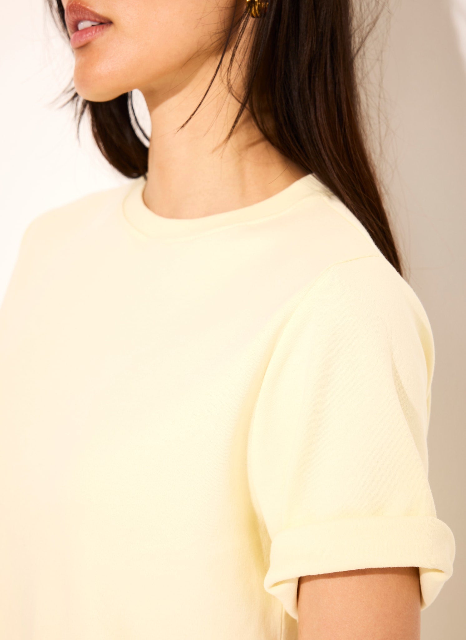 Pale Yellow Cotton Ultimate T-Shirt