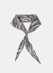 Zebra Print Neck Scarf